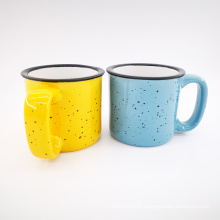 Effet d&#39;émail de haute qualité tasse en céramique avec couleur à deux tons